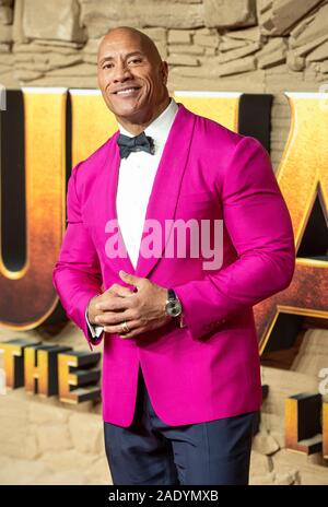 Londres, Royaume-Uni. Le 05 mai 2019. Londres, ANGLETERRE - 05 DÉCEMBRE : Dwayne Johnson assiste à la première UK de 'Jumanji : Le prochain niveau" à l'Odeon Waterloo IMAX le 5 décembre 2019 à Londres, Angleterre Crédit : Gary Mitchell, GMP Media/Alamy Live News Banque D'Images