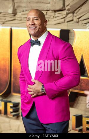 Londres, Royaume-Uni. Le 05 mai 2019. Londres, ANGLETERRE - 05 DÉCEMBRE : Dwayne Johnson assiste à la première UK de 'Jumanji : Le prochain niveau" à l'Odeon Waterloo IMAX le 5 décembre 2019 à Londres, Angleterre Crédit : Gary Mitchell, GMP Media/Alamy Live News Banque D'Images