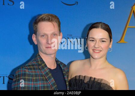 NEW YORK, NY - 04 DÉCEMBRE : Tom Harper et Georgina Harper assistera à l'aéronautes l' New York en première mondiale au Théâtre SVA sur Décembre 04, 2019 à New York : Banque D'Images