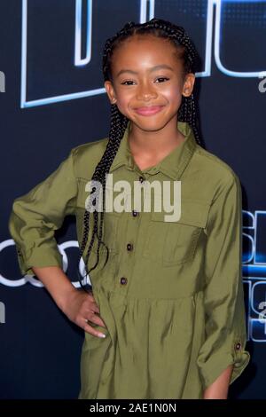 Faithe Herman lors de la première mondiale du film 'Spies dans le déguisement / Espions Undercover - une transformation sauvage' au El Capitan Theatre. Los Angeles, l'utilisation dans le monde entier 04.12.2019 | Banque D'Images