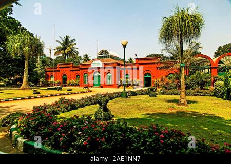 Dans l'édifice de l'horticulture jardin Botanique Lalbagh, Bangalore, Karnataka, Inde, Asie Banque D'Images