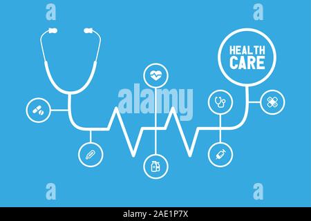 Conception en ligne santé télévision infographie bannière. Illustration de Vecteur