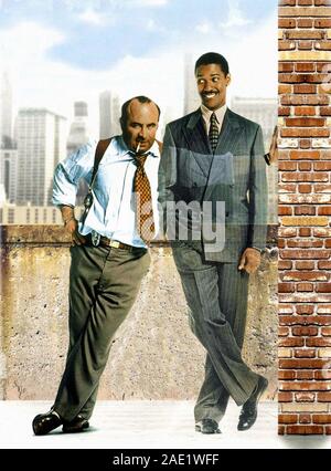 BOB HOSKINS et Denzel Washington en état de coeur (1990), réalisé par JAMES D. PARRIOTT. Credit : New Line Cinema / Album Banque D'Images