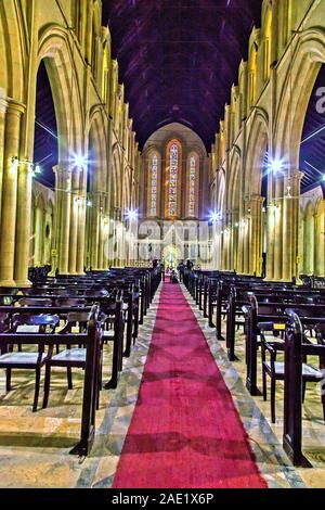 Intérieur de l'église afghane, Église Saint-Jean-l'évangéliste, Église anglicane, Colaba, Bombay, Mumbai, Maharashtra, Inde, Asie Banque D'Images