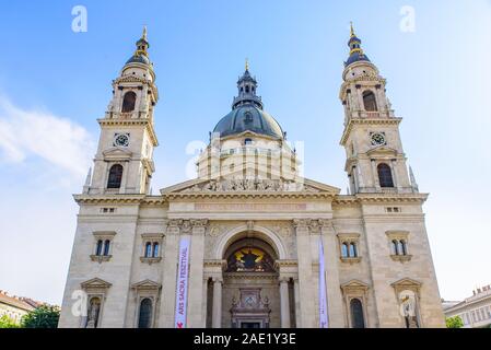 Basilique de Saint-Etienne, une cathédrale à Budapest, Hongrie Banque D'Images