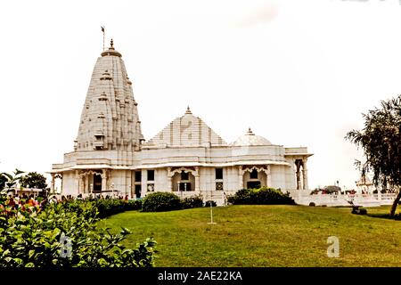 La Birla Mandir, Laxmi Narayan Temple, Jaipur, Rajasthan, Inde, Asie Banque D'Images