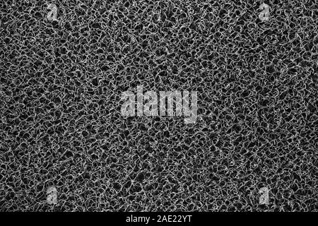 Vue de dessus du paillasson gris texture, abstract background Banque D'Images