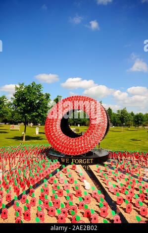 ALREWAS, UK - 21 MAI 2014 - Ne jamais oublier le Memorial, le National Memorial Arboretum, Alrewas, Staffordshire, Royaume-Uni, le 21 mai 2014. Banque D'Images