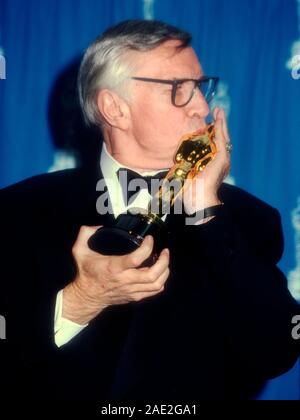 Los Angeles, Californie, USA 27 mars 1995 l'acteur Martin Landau assiste à la 67e annuelle des Academy Awards le 27 mars 1995 au Shrine Auditorium à Los Angeles, Californie, USA. Photo de Barry King/Alamy Stock Photo Banque D'Images