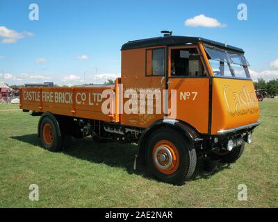 Un chariot à vapeur Sentinel une fois utilisés pour le transport commercial. Banque D'Images