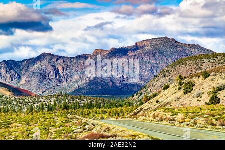 Héritage volcanique Scenic Byway près du Mont Shasta en Californie Banque D'Images