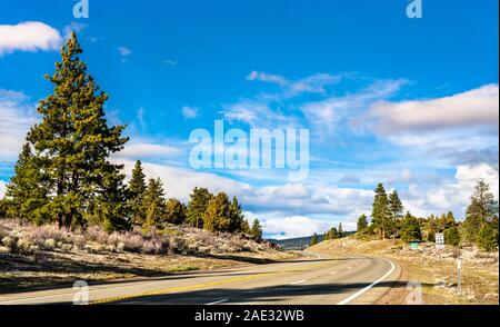 Héritage volcanique Scenic Byway près du Mont Shasta en Californie Banque D'Images