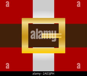 Costume de Père Noël pour Noël. Illustration de Vecteur