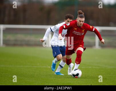 Enfield, Royaume-Uni. 06 Dec, 2019. ENFIELD, Angleterre. 06 DÉCEMBRE : Harvey Elliott de Liverpool au cours de Premier League 2 entre Tottenham Hotspur et Liverpool à la façon Hotspur, Enfield le 06 décembre, 2019 à Enfield, Angleterre. Action Crédit : Foto Sport/Alamy Live News Banque D'Images