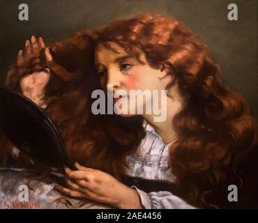 Jo, la femme irlandaise par Gustave Courbet (1819-1877), huile sur toile, 1866-68 Banque D'Images