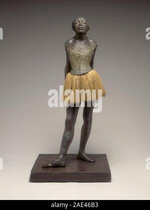 Petite danseuse de quatorze ans ; plâtre peut-être 1920/1921, après avoir modélisé la cire originale 1878-1881 Edgar Degas, Petite danseuse de quatorze ans, en plâtre peut-être 1920-1921, après avoir modélisé la cire originale 1878-1881 Banque D'Images