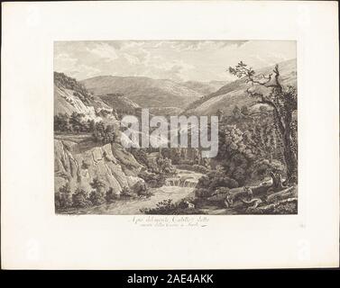 Al pié del monte Catillo, detto monte della Croce une date 1793Tivoli ; Albert Christoph Dies, Al pié del monte Catillo, detto monte della Croce un Tivoli, 1793 Banque D'Images