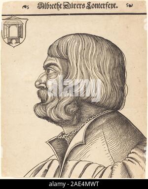 Albrecht Dürer à l'âge de Fifty-Six ; c. 1528 Erhard Schön, Albrecht Dürer à l'âge de Fifty-Six, c 1528 Banque D'Images