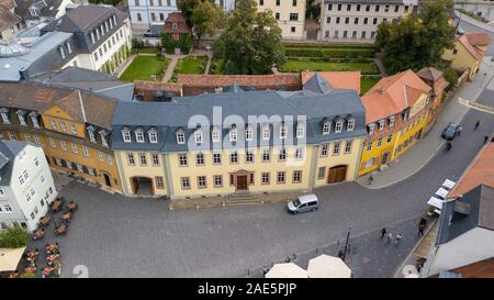 La maison de Goethe, Goethes Wohnhaus, Weimar, Allemagne Banque D'Images