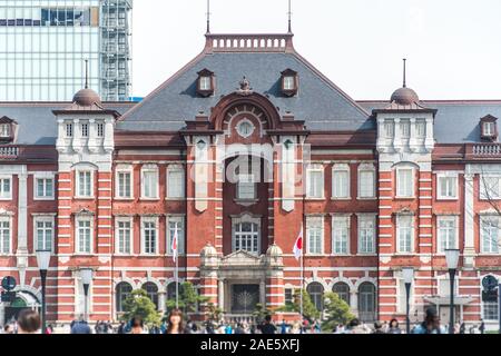 TOKYO, JAPON - 25 mars 2019 : La gare de Tokyo à Tokyo, Japon. Ouvert en 1914, un important une gare près de l'Imperial Palace et Ginza commer Banque D'Images