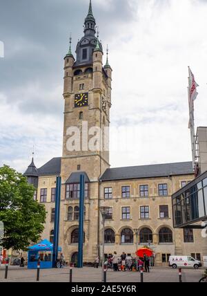 Rathaus hôtel de ville markltplatz Dessau Saxe-Anhalt Allemagne. Banque D'Images