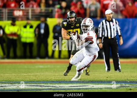 Santa Clara, Californie, États-Unis. 08Th Dec 2019. Au cours de la PAC-12 Football Championship match entre les Utah Utes et l'Oregon Ducks à Levi's Stadium à Santa Clara, en Californie. Chris Brown/CSM/Alamy Live News Banque D'Images