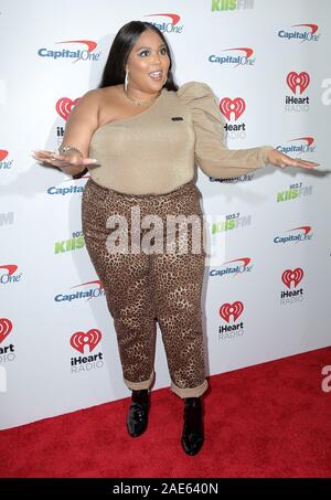 Lizzo à RADIO KIIS FM Jingle Ball 2019 iHeartRadio ont eu lieu pendant le Forum Los Angeles le 06 décembre, 2019 à Inglewood, Californie, Etats-Unis (photo de JC Olivera/Sipa USA) Banque D'Images