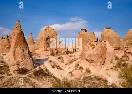 Vallée Devrent Vallée imaginaire /, une vallée pleine de formations rocheuses uniques dans la région de Cappadoce, Turquie Banque D'Images