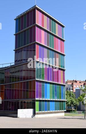 MUSAC. Mansilla y Tuñon Arquitectos Banque D'Images