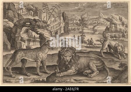 Animalium Quadrupedum Adriaen Collaert, Animalium Quadrupedum Banque D'Images