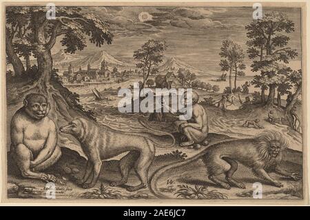 Animalium Quadrupedum Adriaen Collaert, Animalium Quadrupedum Banque D'Images