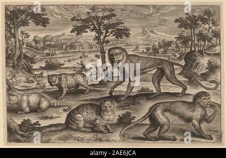 Animalium Quadrupedum Adriaen Collaert, Animalium Quadrupedum Banque D'Images