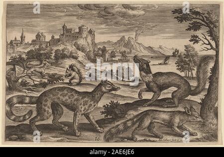 Animalium Quadrupedum Adriaen Collaert, Animalium Quadrupedum Banque D'Images