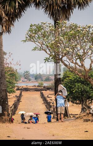 Le Vat Phou, Pakse, Laos, Asie. Banque D'Images