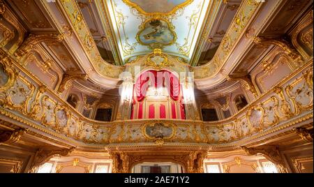 Saint-Pétersbourg, RUSSIE. Théâtre du palais Yusupov de Moika. Il a été érigé au XVIII siècle Banque D'Images