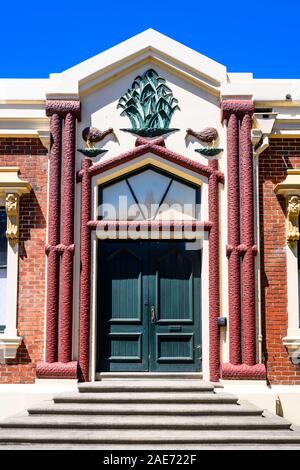 Le Toitū Musée Otago Settlers est le plus ancien musée d'histoire, situé à Dunedin, Nouvelle-Zélande. Banque D'Images