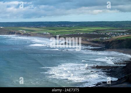 Black Rock, Widemouth Banque D'Images