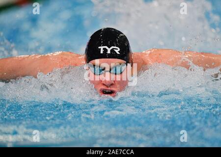 GLASGOW, Royaume-Uni. 07Th Dec, 2019. Thomas Dean de Grande-Bretagne est en concurrence dans le 100 m quatre nages individuel (H1/5) préliminaire pendant jour 4 de la LEN European Short Course du Championnat de natation 2019 A Tollcross International Swimming Center le Samedi, 07 décembre 2019. GLASGOW EN ÉCOSSE. Credit : Taka G Wu/Alamy Live News Banque D'Images