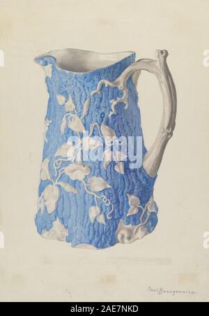 Pitcher de l'eau ; c. 1940 Carl Buergerniss, eau Pitcher, c 1940 Banque D'Images