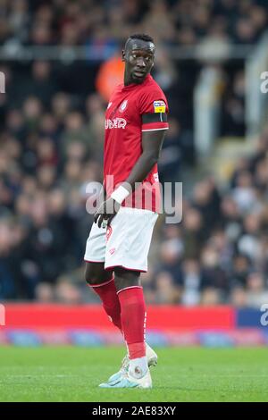 Craven Cottage, Londres, Royaume-Uni. 7 Décembre, 2019. Londres, Royaume-Uni. 07Th Dec, 2019. Famara Diedhiou de Bristol City au cours de l'EFL Sky Bet Championship match entre Fulham et Bristol City at Craven Cottage, à Londres. Photo par Salvio Calabrese. Usage éditorial uniquement, licence requise pour un usage commercial. Aucune utilisation de pari, de jeux ou d'un seul club/ligue/dvd publications. Credit : UK Sports Photos Ltd/Alamy Live News Banque D'Images