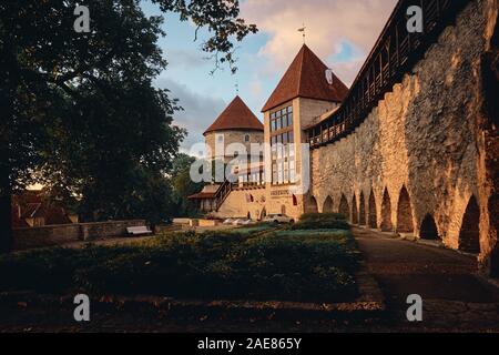 Kiek in de Kok Musée des fortifications à la colline de Toompea, l'Estonie Banque D'Images