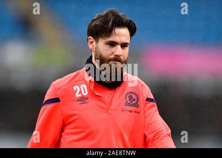 7 décembre 2019, Ewood Park, Blackburn, Angleterre ; Sky Bet Championship, les Blackburn Rovers v Derby County : Ben Brereton (20) de Blackburn Rovers en préchauffage Crédit : Simon Whitehead/News Images Banque D'Images