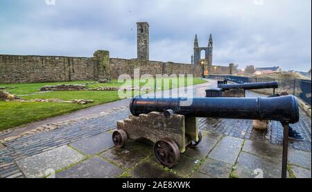 Villes écossaises, des paysages, des rues, de l'automne voyage à travers l'Écosse, Royaume-Uni. St Andrews, Edimbourg, Aberdeen, Culross. Banque D'Images