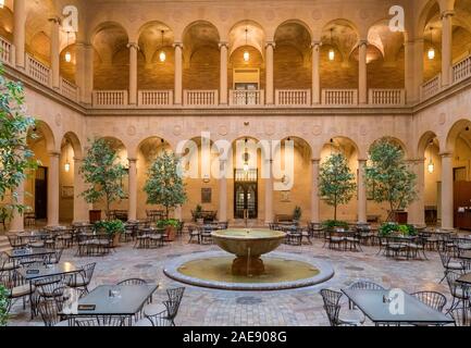 Le Rozzelle Court Restaurant au Nelson-Atkins Museum of Art, Kansas City, Missouri, États-Unis Banque D'Images