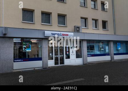 Wolfsburg, Allemagne - le 5 décembre 2019 : Targo Bank est une banque de détail situé à Düsseldorf. L'une de ses 318 succursales est situé à Wolfsburg. Banque D'Images