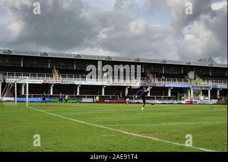 17 mars 2012. Ligue 2 - football npower Hereford United vs Southend United. Hereford United's Edgar street la masse. Photographe : Paul Roberts/OneUpTop/Alamy. Banque D'Images