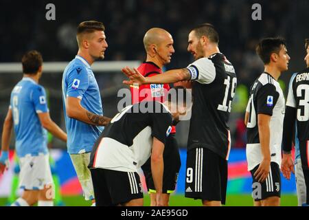 Rome, Italie, 07 décembre 2019, l'arbitre michael fabbri pendant SS Lazio vs Juventus FC - football italien Serie A Championnat Hommes - Crédit : LPS/Renato Olimpio/Alamy Live News Banque D'Images