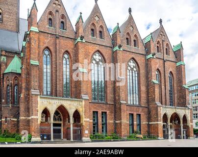 Église Luthérienne Gothique Saint-Pierre À Altstadt Hambourg Allemagne Banque D'Images