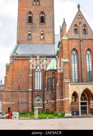 Église Luthérienne Gothique Saint-Pierre À Altstadt Hambourg Allemagne Banque D'Images