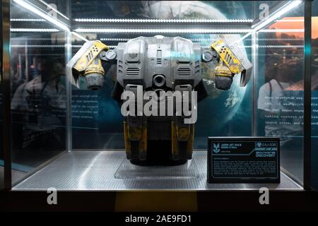 Un jet pack Halo Spartan utilisé pendant le mode multijoueur de Halo Reach Banque D'Images